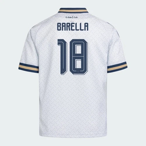 Camiseta Adidas Niños Italia 26 Visitante Barella Niños-