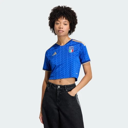 Camiseta corta Adidas para mujer Italia 26 Home-