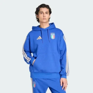Sudadera con capucha polar Adidas Italia DNA para hombre-