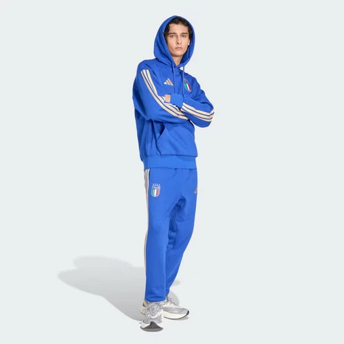 Sudadera con capucha polar Adidas Italia DNA para hombre-