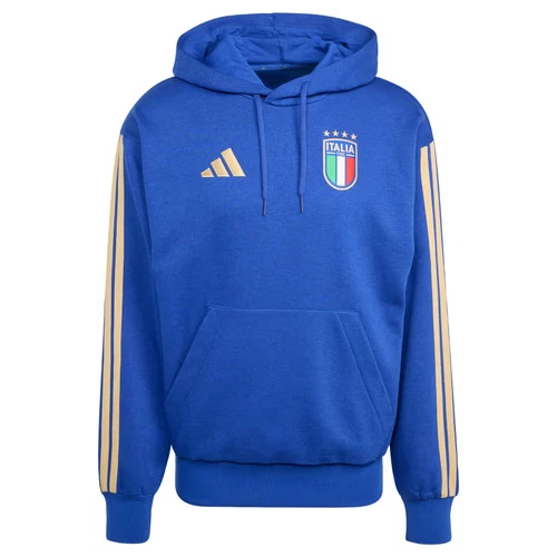 Sudadera con capucha polar Adidas Italia DNA para hombre-