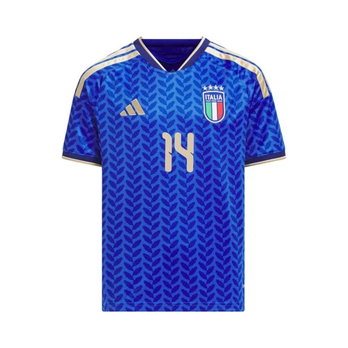 Camiseta Adidas Niños Italia 26 Home Chiesa Niños-