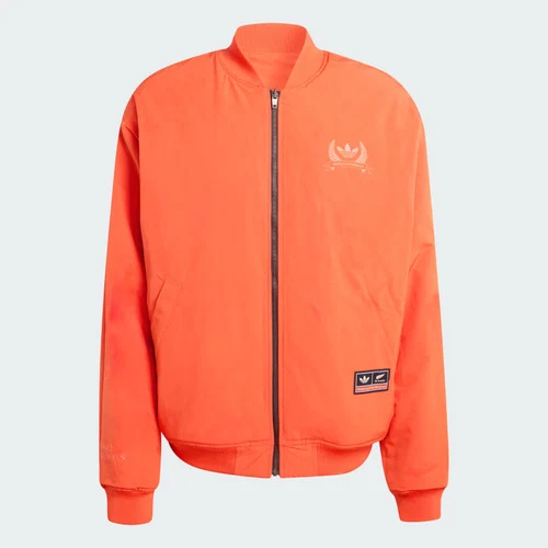 Chaqueta de bombardero reversible del equipo Adidas Originals & All Blacks para hombre-