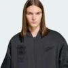 Chaqueta de bombardero reversible del equipo Adidas Originals & All Blacks para hombre-