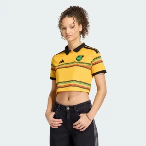Camiseta corta Adidas para mujer Jamaica 26 x Bob Marley Home-