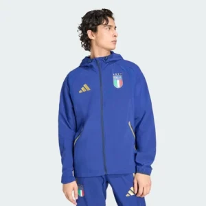 Cortavientos Adidas  Italia Tiro Viaje Cremallera Completa-