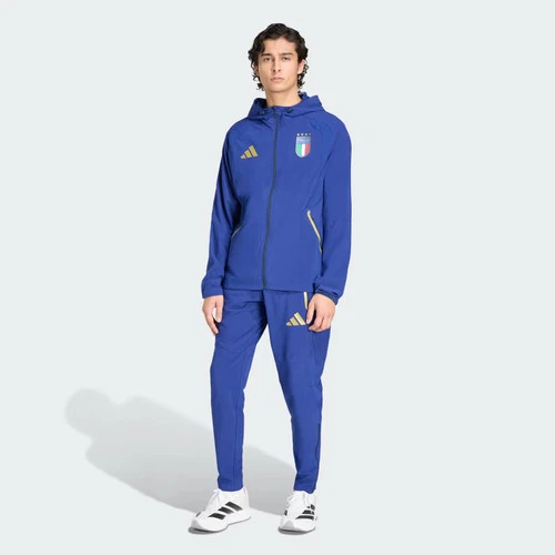 Cortavientos Adidas  Italia Tiro Viaje Cremallera Completa-