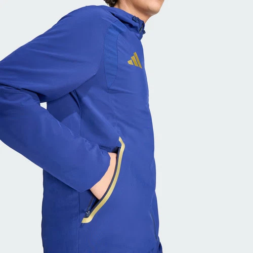 Cortavientos Adidas  Italia Tiro Viaje Cremallera Completa-