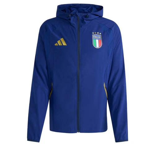 Cortavientos Adidas  Italia Tiro Viaje Cremallera Completa-
