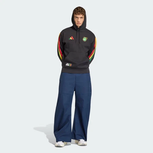 Sudadera con capucha polar Adidas Jamaica x Bob Marley DNA para hombre-