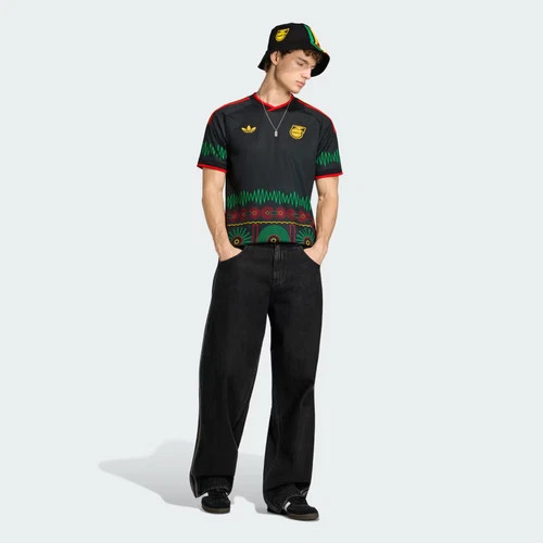 Camiseta Adidas  Jamaica 26 x Bob Marley Visitante-