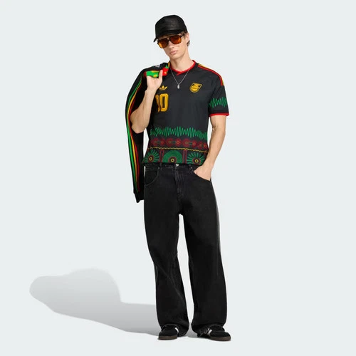 Camiseta Adidas  Jamaica 26 x Bob Marley Visitante-