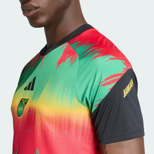 Camiseta Adidas  Jamaica 26 x Bob Marley Home Pre Match-