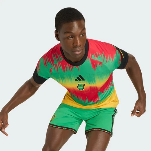 Camiseta Adidas  Jamaica 26 x Bob Marley Home Pre Match-