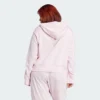 Sudadera con capucha  Essentials 3 bandas de felpa francesa cremallera cuarto (talla grande)-