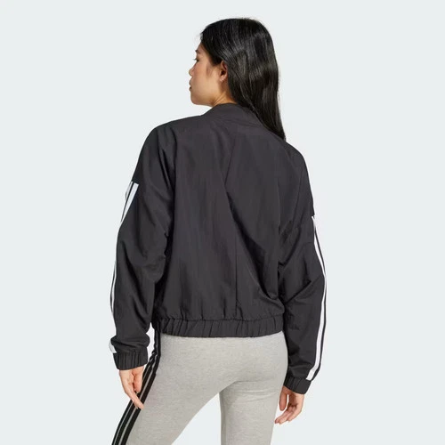 Chaqueta Bomber Tejida Estilo de Vida 3 Rayas Adidas Essentials -
