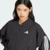 Chaqueta Bomber Tejida Estilo de Vida 3 Rayas Adidas Essentials -