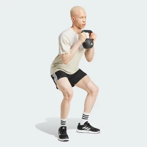 Pantalones Cortos Tejidos 3 Rayas Entrenamiento Essentials  Adidas-