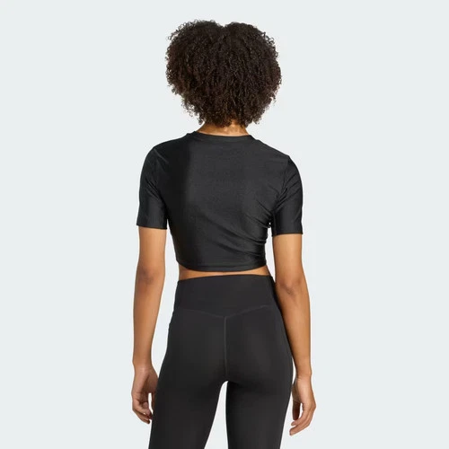 Camiseta Adidas Workout Essentials Shine para mujer-