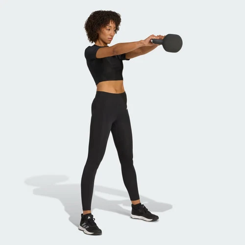 Camiseta Adidas Workout Essentials Shine para mujer-