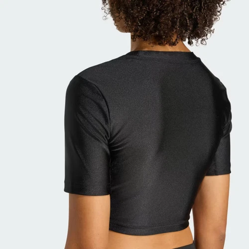 Camiseta Adidas Workout Essentials Shine para mujer-
