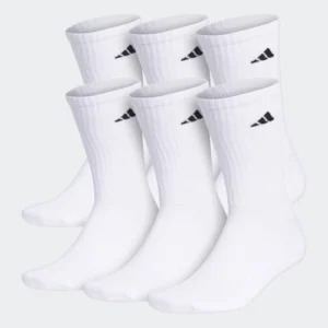 Calcetines deportivos acolchados Adidas para hombre 6 pares-