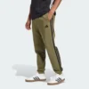 Pantalones de vellón de 3 bandas Adidas Essentials para hombre-