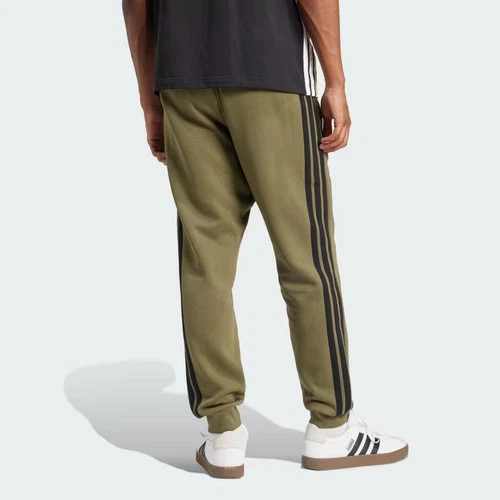 Pantalones de vellón de 3 bandas Adidas Essentials para hombre-
