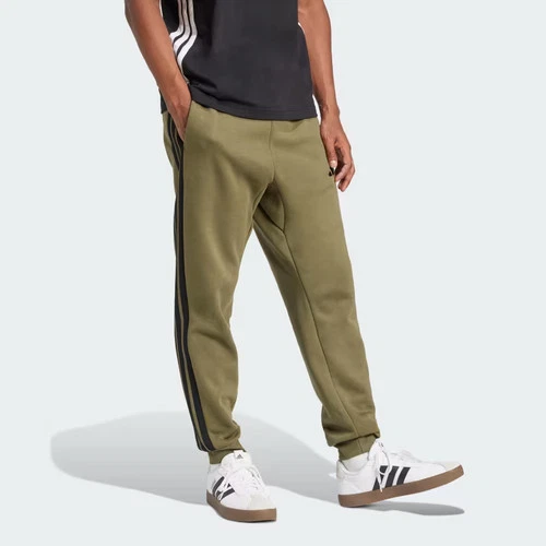 Pantalones de vellón de 3 bandas Adidas Essentials para hombre-