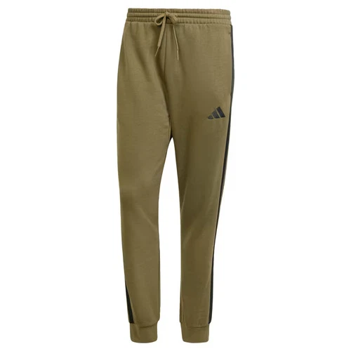 Pantalones de vellón de 3 bandas Adidas Essentials para hombre-