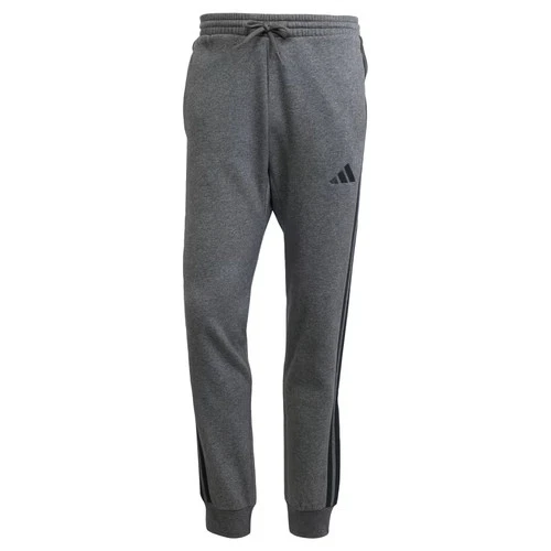 Pantalones de vellón de 3 bandas Adidas Essentials para hombre-