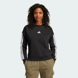 Sudadera polar  Essentials 3 bandas para mujer-