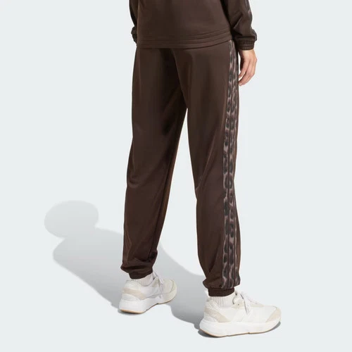 Tricot 3 Rayas Trackpants con Estampado Leopardo-