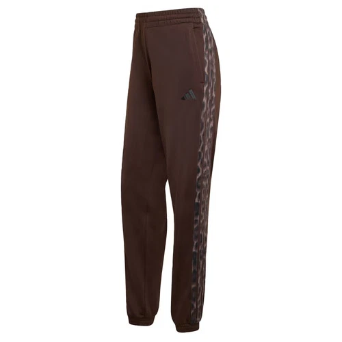 Tricot 3 Rayas Trackpants con Estampado Leopardo-