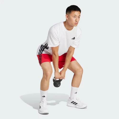 Pantalones Cortos de Entrenamiento Adidas  Train Essentials Piqué 3 Rayas-