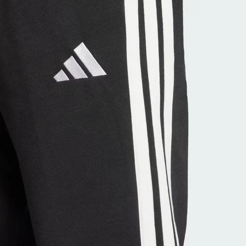 Pantalones de vellón Adidas Essentials 3 bandas dobladillo abierto para hombre-