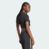 Camiseta acanalada Adidas Essentials para mujer-
