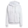 Sudadera con capucha polar cremallera completa  Essentials 3 bandas para mujer-