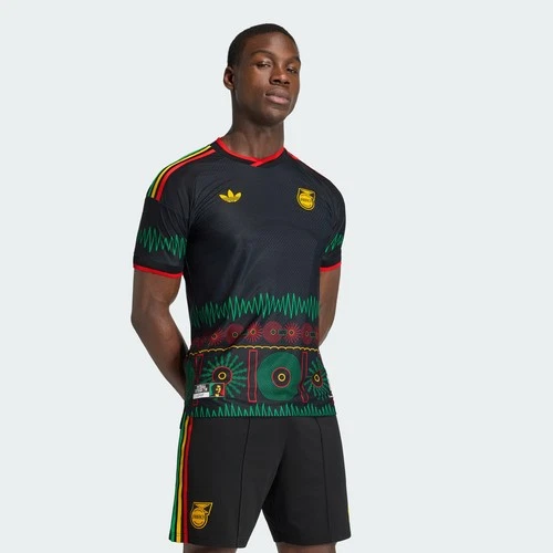 Camiseta Adidas  Jamaica 26 x Bob Marley Visitante Auténtica-
