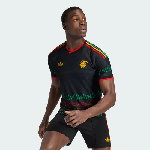 Camiseta Adidas  Jamaica 26 x Bob Marley Visitante Auténtica-