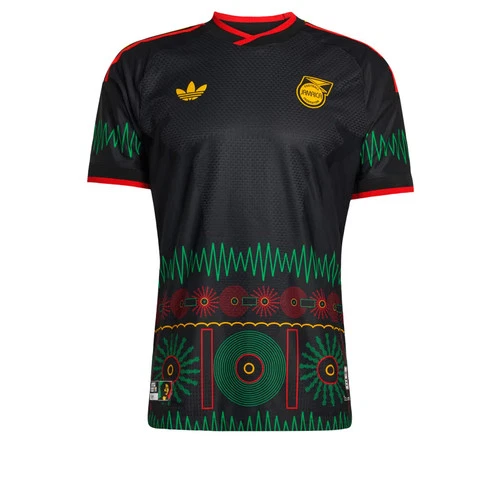 Camiseta Adidas  Jamaica 26 x Bob Marley Visitante Auténtica-