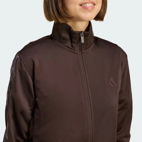 Tricot 3 Rayas Tracktop con Estampado Leopardo-