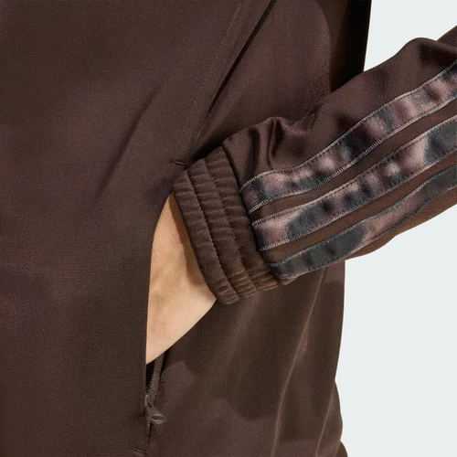 Tricot 3 Rayas Tracktop con Estampado Leopardo-