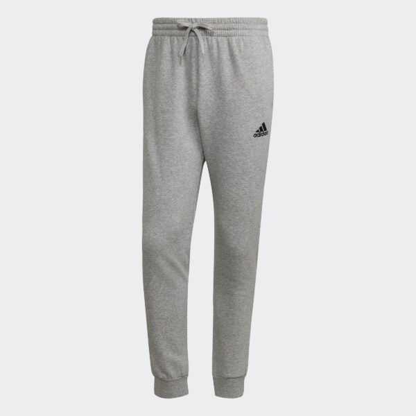 Pantalones cónicos regulares de vellón Adidas Essentials para hombre-