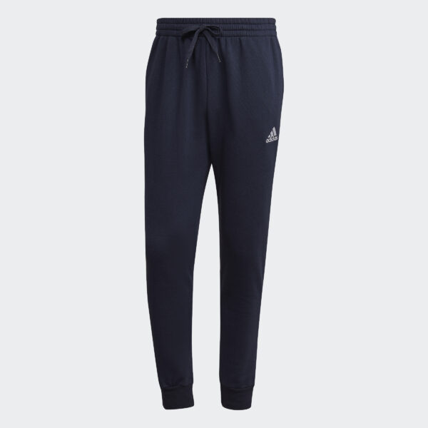 Pantalones cónicos regulares de vellón Adidas Essentials para hombre-