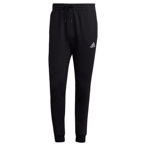 Pantalones cónicos regulares de vellón Adidas Essentials para hombre-