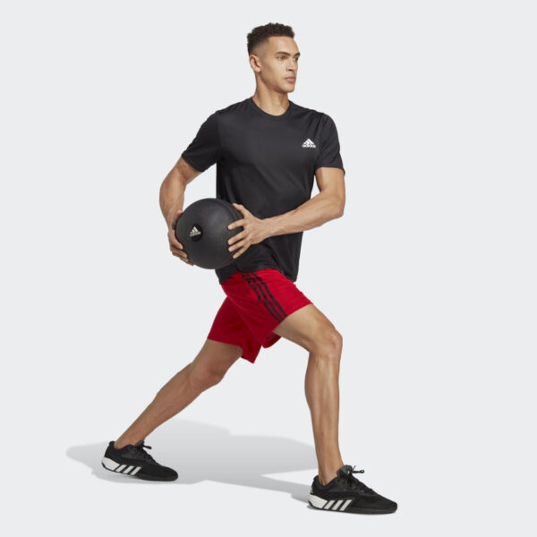 Pantalones Cortos de Entrenamiento Adidas  Train Essentials Piqué 3 Rayas-