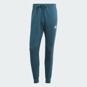 Pantalones cónicos regulares de vellón Adidas Essentials para hombre-