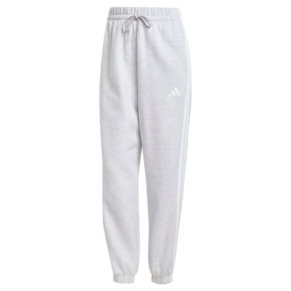 IN6178_plp_white_mannequin.jpg Pantalones holgados de vellón de 3 bandas Adidas Essentials para mujer-