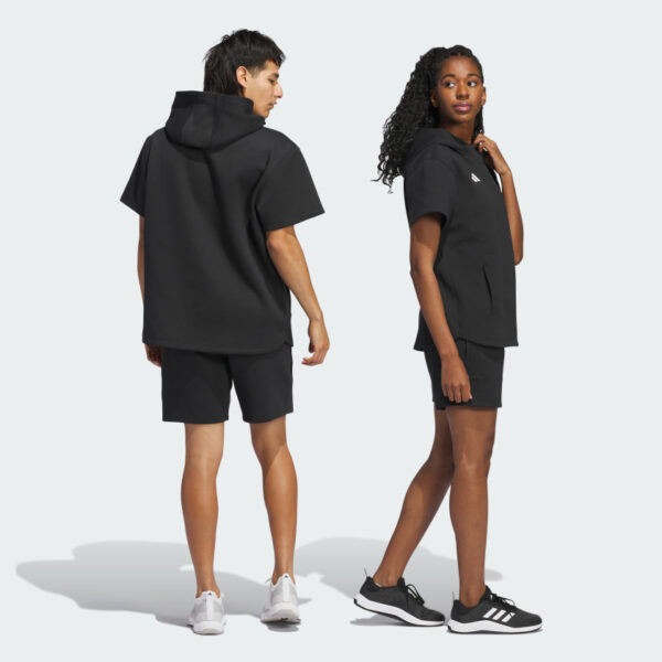 Sudadera con capucha de manga corta Adidas Dugout para hombre (género neutro)-